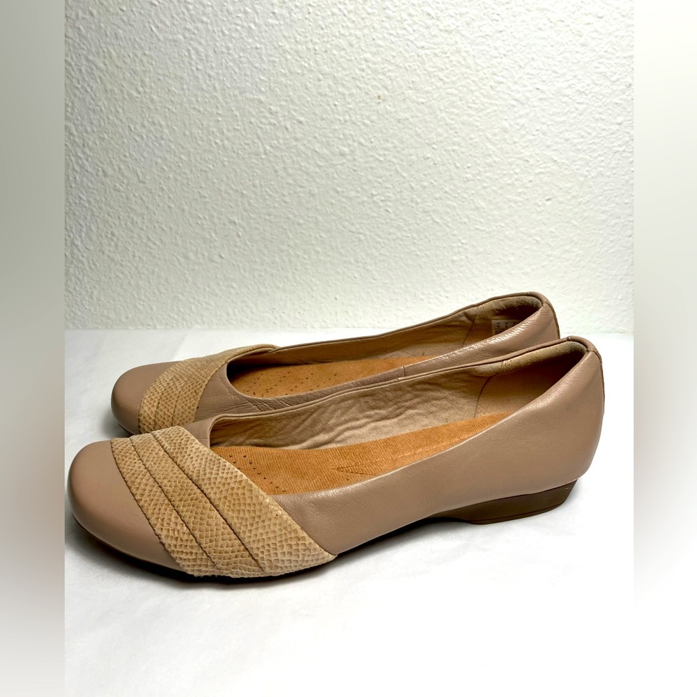 CLARKS Women's Blanche‎ Cacee Flat Women’s slip on business work size 11